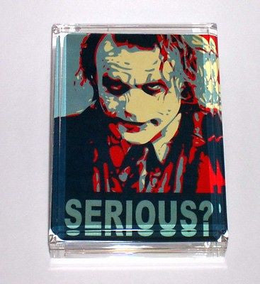 Batman The Dark Knight JOKER Heath Ledger SERIOUS? Executive Paperweight