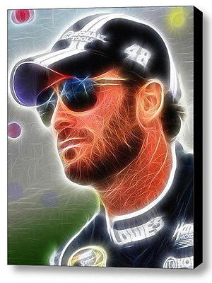 Framed Magical Jimmie Johnson 9X11 inch Limited Edition Art Print w/COA