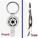 Star Wars Imperial Crest Pendant or Keychain silver tone secret bottle opener , Other - n/a, Final Score Products
