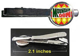 Mt. Dew Drink retro ad Tie Clip Clasp Bar Slide Silver Metal Shiny , Mountain Dew - n/a, Final Score Products

