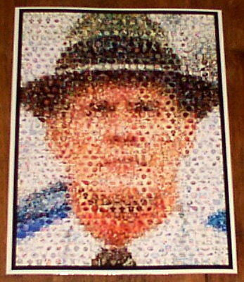 Amazing Tom Landry Dallas Cowboys Montage. 1 of only 25