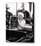 Framed Marilyn Monroe holding Flux Capacitor Back To The Future faux autograph , Other - n/a, Final Score Products
