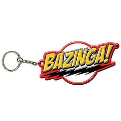 Big Bang Theory Sheldon Cooper Bazinga! 3D Rubber Key Ring Chain , Keyrings - n/a, Final Score Products
