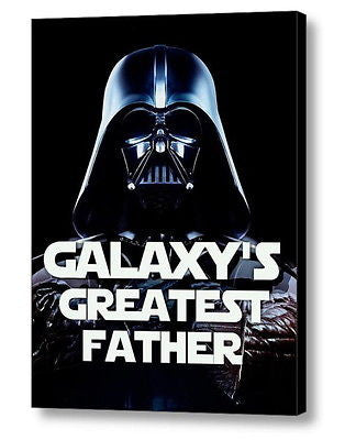 Framed Star Wars Darth Vader Galaxy's Greatest Father Best Dad of the year