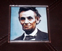 Color Abe Abraham Lincoln Coaster 4 X 4 inches , 1861-65 Abraham Lincoln - n/a, Final Score Products
