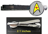 Star Trek Gray Medical Emblem Tie Clip Clasp Bar Slide Silver Metal Shiny , Original Series - n/a, Final Score Products

