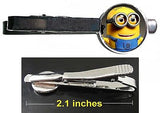 Despicable Me 2 Minion Dave Tie Clip Clasp Bar Slide Silver Metal Shiny , Jewelry - n/a, Final Score Products
