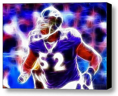Framed Baltimore Ravens Ray Lewis 9X11 inch Limited Edition Art Print w/COA , Football-NFL - n/a, Final Score Products
