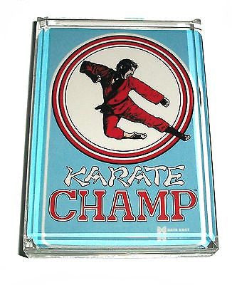 Karate Champ Video Game Acrylic Executive Display Piece or Desk Top Paperweight , Video Game Memorabilia - n/a, Final Score Products
