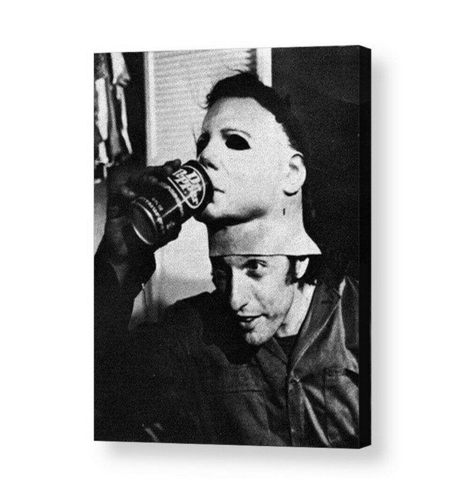 Rare Framed 1978 Dr. Pepper Michael Myers Halloween Nick Castle Photo. Giclée