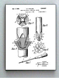 Framed 8.5 X 11 Phillips Head Screwdriver Original Patent Diagram Plans