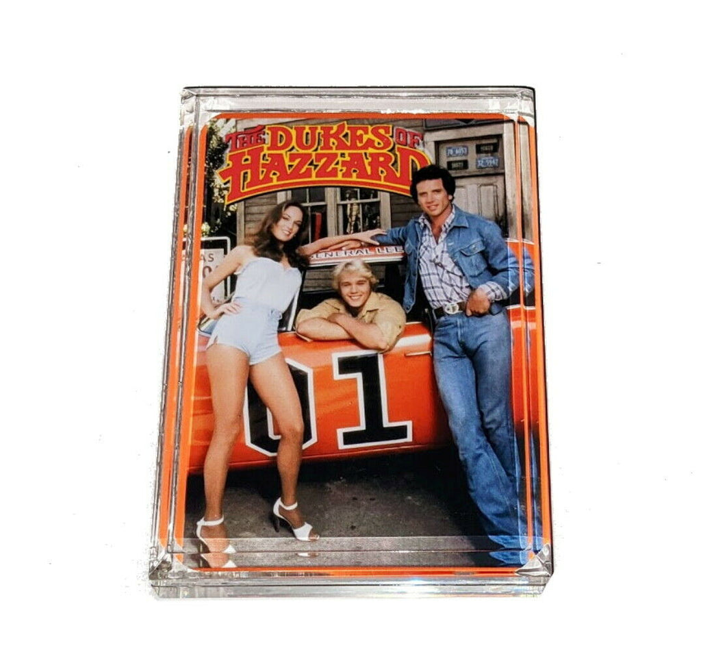 The Dukes Of Hazzard Bo Luke Daisy Acrylic Executive Display Piece Paperweight