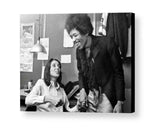 Rare Framed Jimi Hendrix Joan Biaz Vintage Photo. Jumbo 8.5 X 11 Giclée Print