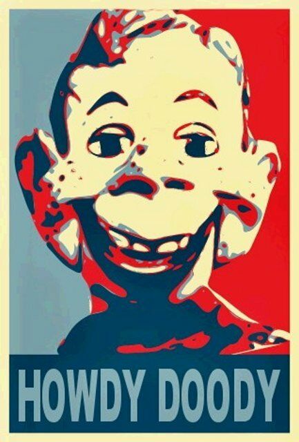 Howdy Doody 19X13 Obama style poster print Limited Ed