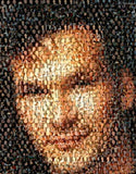 Amazing Patrick Swayze Montage Mosaic numbered with COA