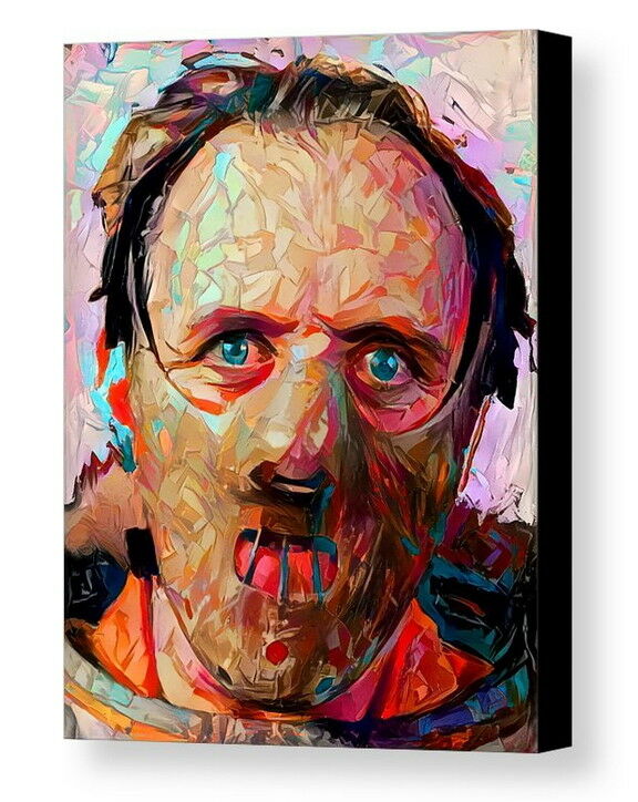 Framed Hannibal Lecter Silence Of The Lambs Abstract Art Print Lim Ed signed COA