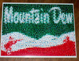 Amazing Vintage Mt. Mountain Dew sign PEPSI Montage