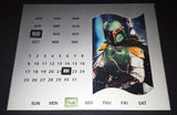 Star Wars Boba Fett Perpetual Forever Metal Desk Calendar made of Iron!
