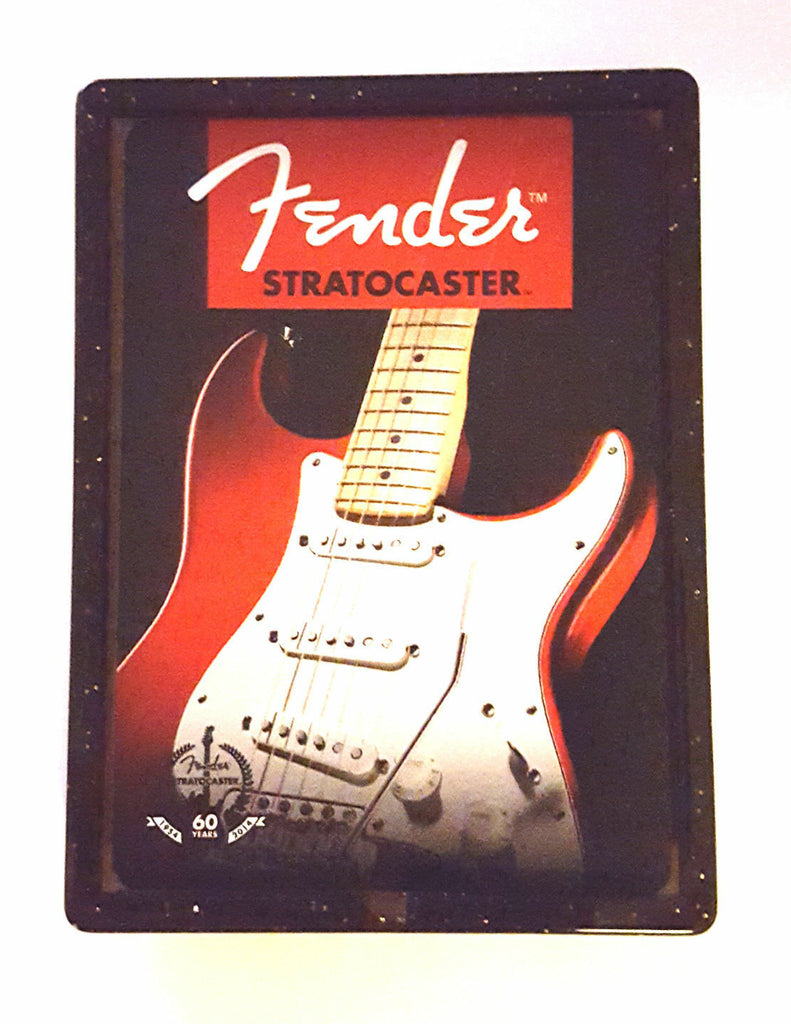 Classic Fender Stratocaster Guitar Magnet Framed with stand 4X3 inch