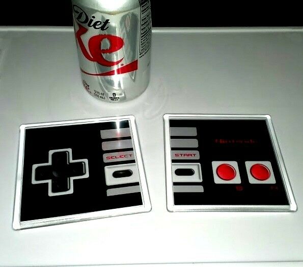 Nintendo regular original NES Controller Coaster 4 X 4 set