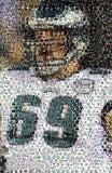 Amazing Philadelphia Eagles JON RUNYAN Montage #ed COA