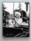 Framed Marilyn Monroe holding Original Back To The Future Poster Limited Edition