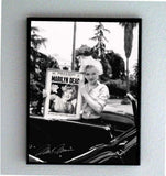 Framed odd weird goth Marilyn Monroe Dead 9X11 inch Limited Edition Art Print