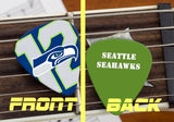 Seattle Seahawks 12 man fan 12er 12th Set of 3 premium Promo Guitar Pick Pic