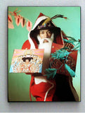 Rare Framed Jimi Hendrix Christmas with albumbs Vintage Photo. Giclée Print