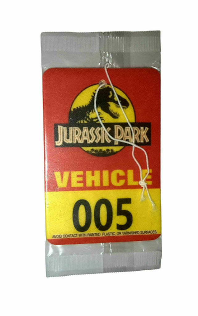 Jurassic Park Pass Prop Vehicle ID Car Air Freshener Promo Limited Edition