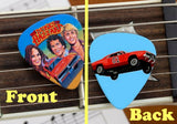 Set of 3 The Dukes of Hazzard Bo Luke Daisy premium Promo Guitar Pick Pic