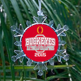 Ohio State Buckeyes 2015 Football Champs Holiday Christmas Tree Ornament