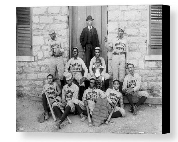 Rare Framed 1899 Morris Brown Black Baseball Vintage Team Photo Giclée Print