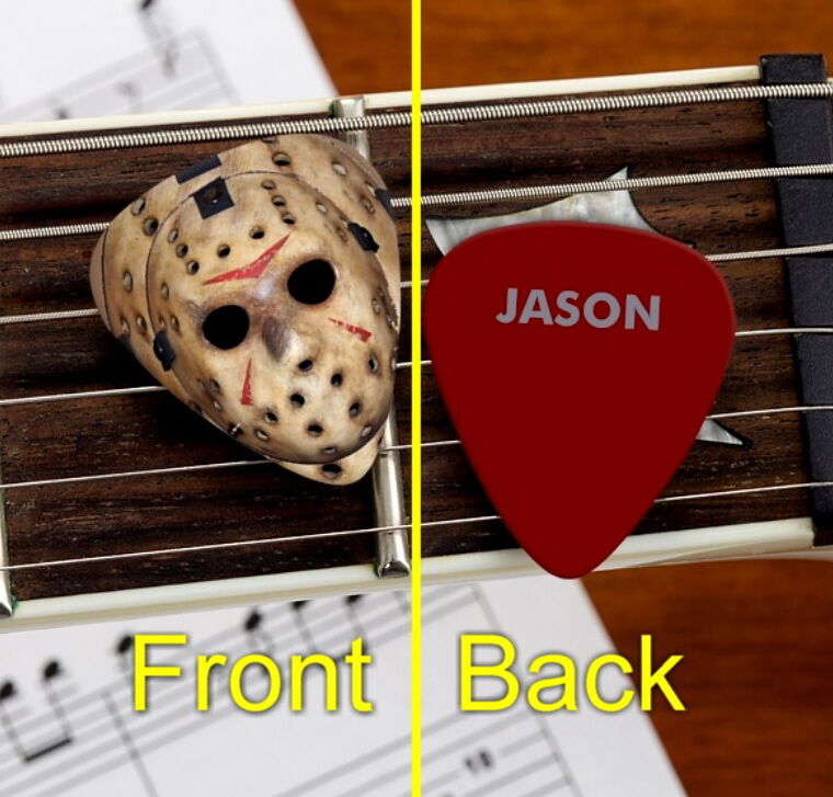Set of 3 Jason Voorhees Mask Friday the 13th premium Promo Guitar Pick Pic