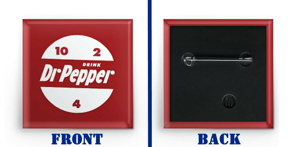 Doctor Dr. Pepper 10 4 2 metal button pin ad
