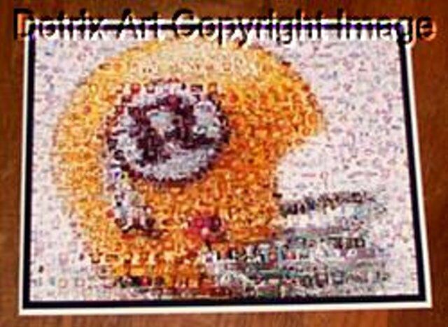 Amazing Washigton Redskins 1971 helmet retro Montage