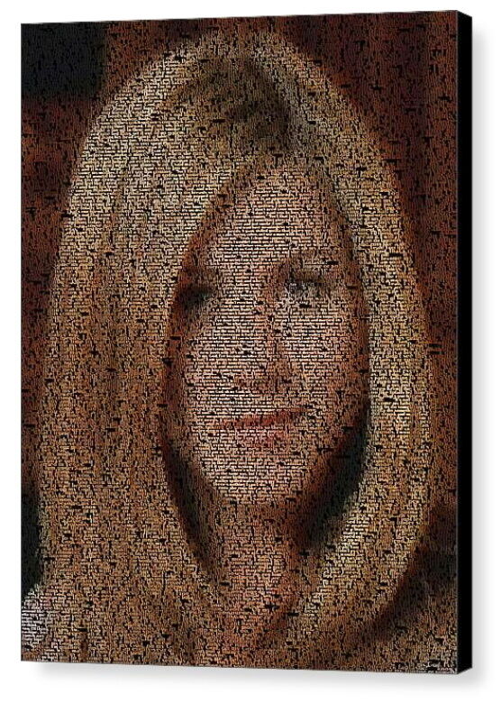 FRIENDS TV Show Rachel Green Quotes Mosaic AMAZING Framed 9X11 Limited Edition