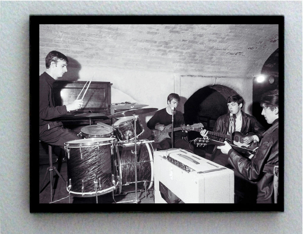 Rare Framed FIRST ever The Beatles Photo. Jumbo Giclée Print