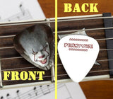 IT Pennywise Scary Horror Clown Set of 3 premium Promo Guitar Pick Pic
