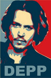 Johnny Depp 19X13 Obama style poster Limited Edition