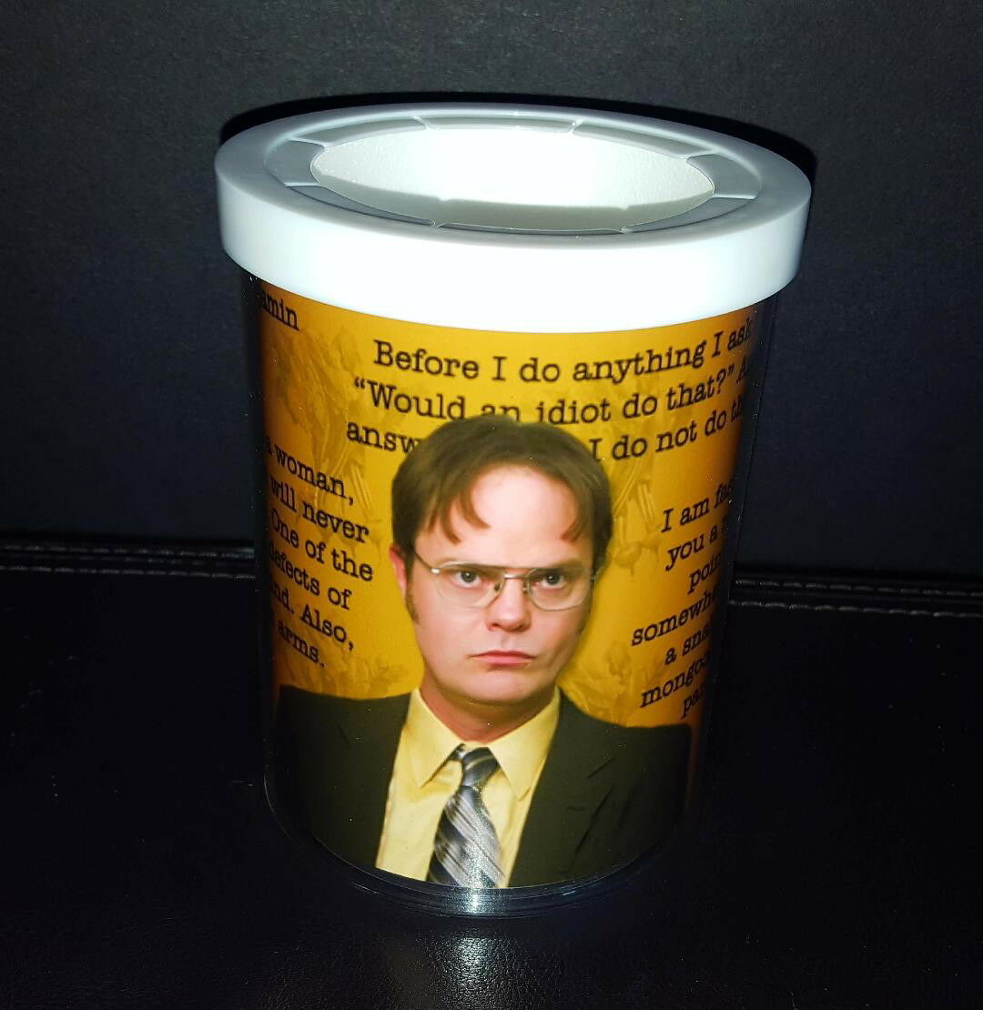 Dwight Schrute Quotes The Office Can Cooler Official Promo for Beer or Soda