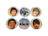 The Monkees Davy Micky Mike Peter Magnet Set of 6 Big Fridge Locker Magnets