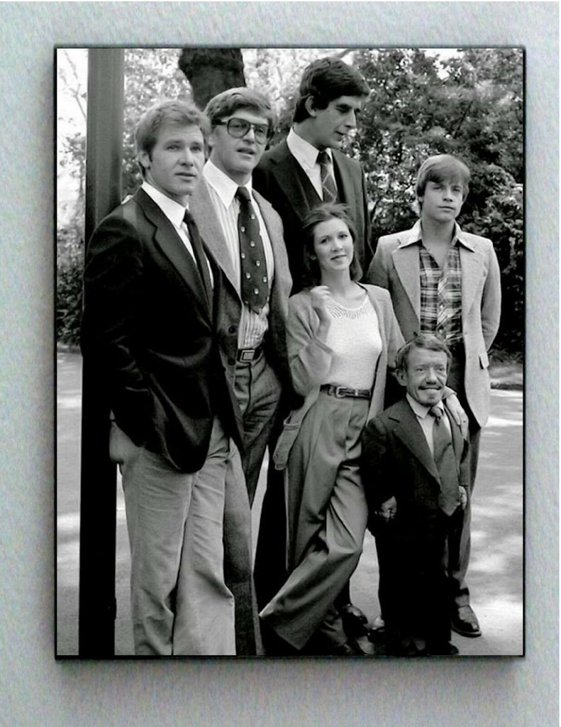 Rare Original Star Wars Cast Framed Vintage Photo. Jumbo Giclée Print