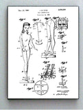 Framed 8.5 X 11 Original Mattel Barbie Doll Patent Diagram Plans Ready To Hang