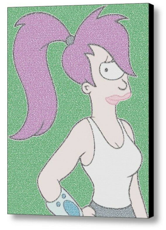 Turanga Leela Futurama Quotes Mosaic AMAZING Framed 9X11 Limited Edition Art COA