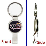 Xena Warrior Princess Pendant or Keychain silver tone secret bottle opener