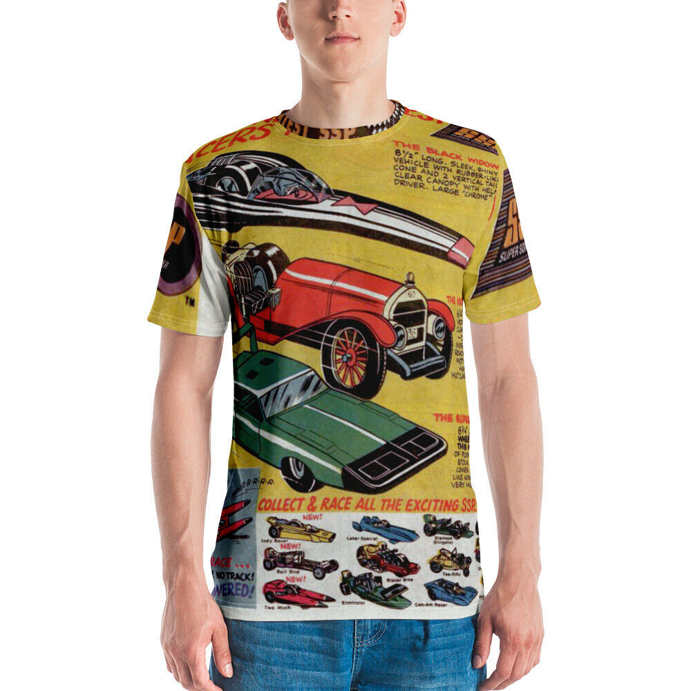 Retro SSP Race Cars Kenner Toy Ad All-Over print Men's T-shirt