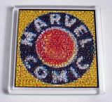 Marvel Comics 1939 mosaic logo Coaster 4 X 4 inches