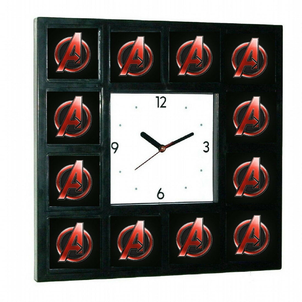 Clock Promo Marvel Avengers Assemble Around The Clock With 12 Surrounding Images