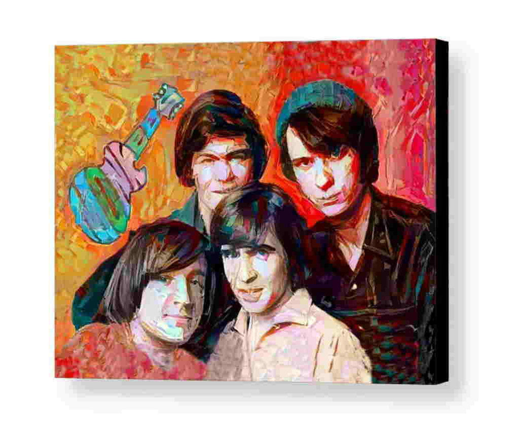 Framed The Monkees Abstract 8.5X11 Art Print Limited Edition w/signed COA
